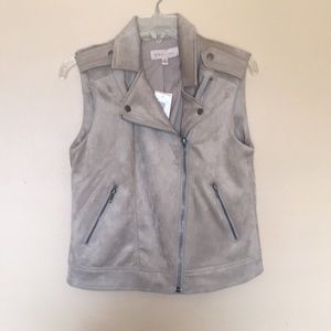 🆕 Philosophy - Faux Leather Moto Vest